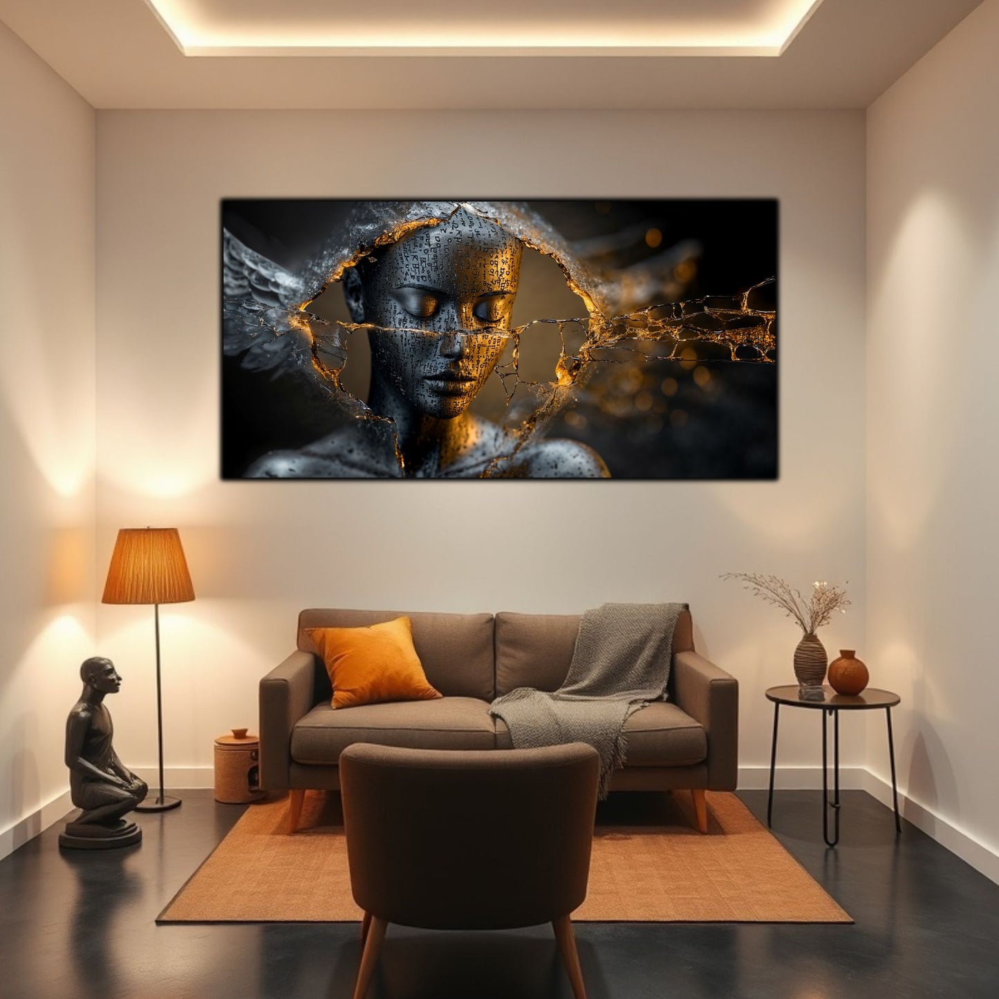 Tablou Sticla Securizata - Broken Mind 05