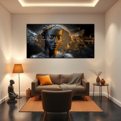 Tablou Sticla Securizata - Broken Mind 05