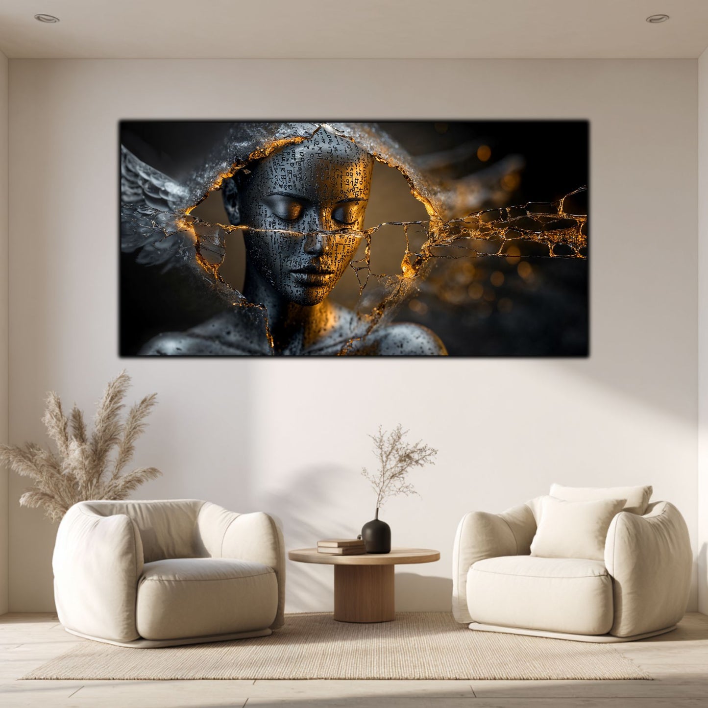 Tablou Sticla Securizata - Broken Mind 05