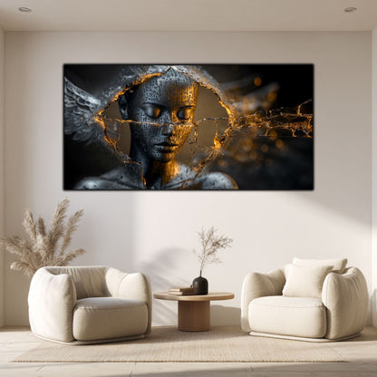 Tablou Sticla Securizata - Broken Mind 05