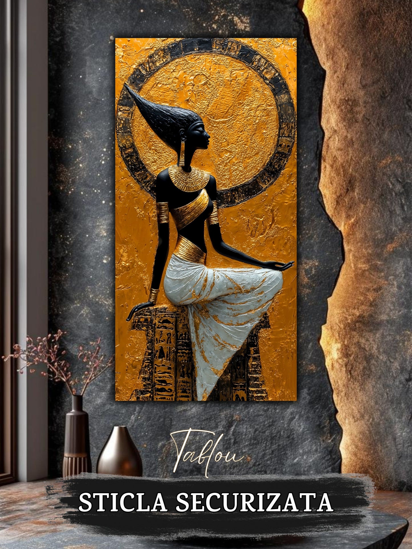 Whispers of the Nile - Tablou Sticla - 03