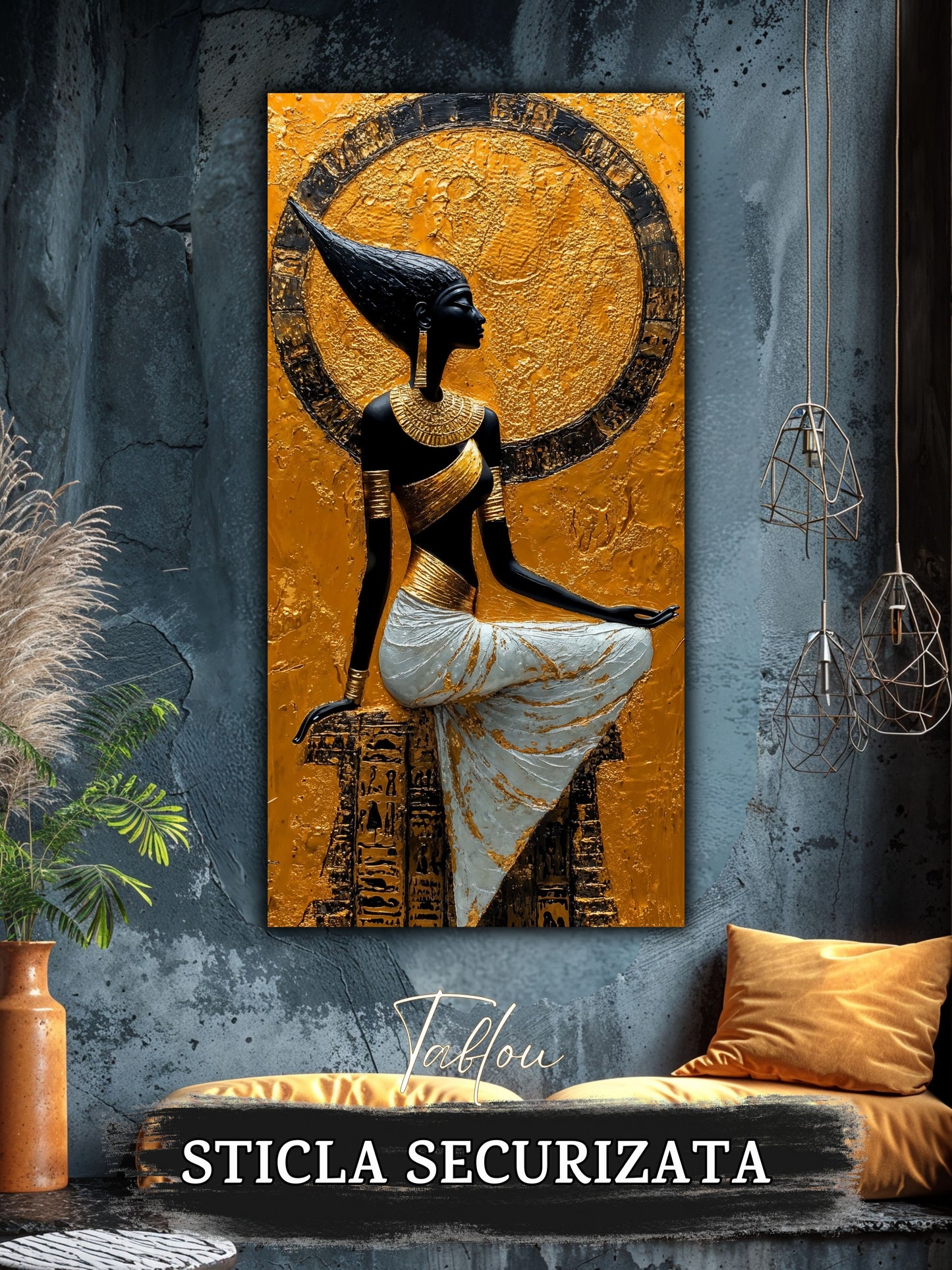 Whispers of the Nile - Tablou Sticla - 03