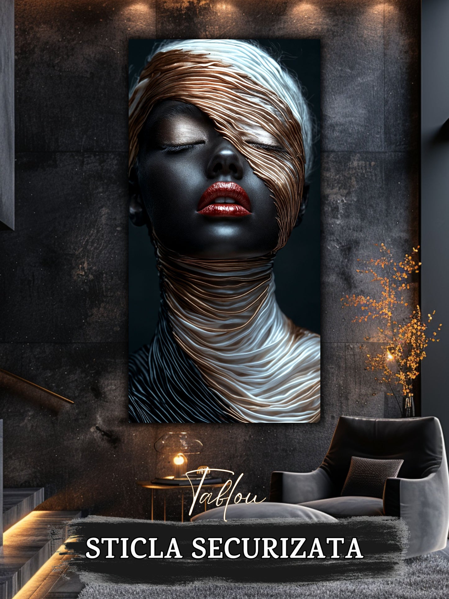 Innerverse - Tablou Sticla  - Unicat - no03