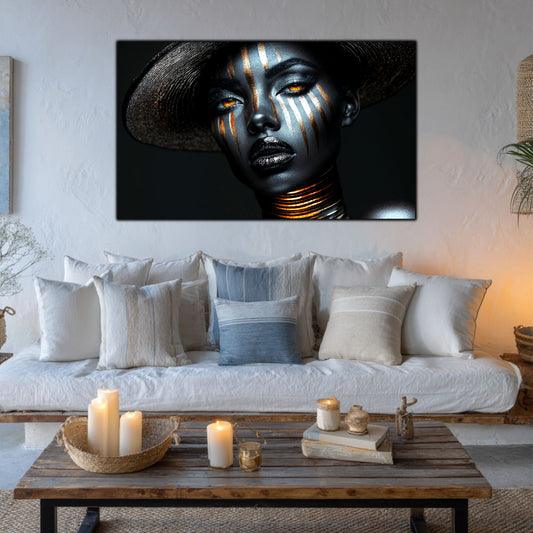 Dark Glow - Tablou elegant pentru living modern - Decor Contemporan Abstract