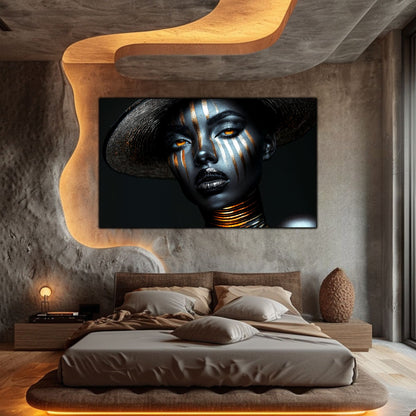 Dark Glow - Tablou elegant pentru living modern - Decor Contemporan Abstract