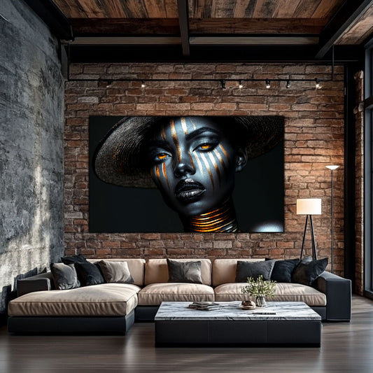 Dark Glow - Tablou elegant pentru living modern - Decor Contemporan Abstract