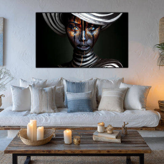 Dark Glow - Tablou elegant pentru living modern - Decor Contemporan Abstract