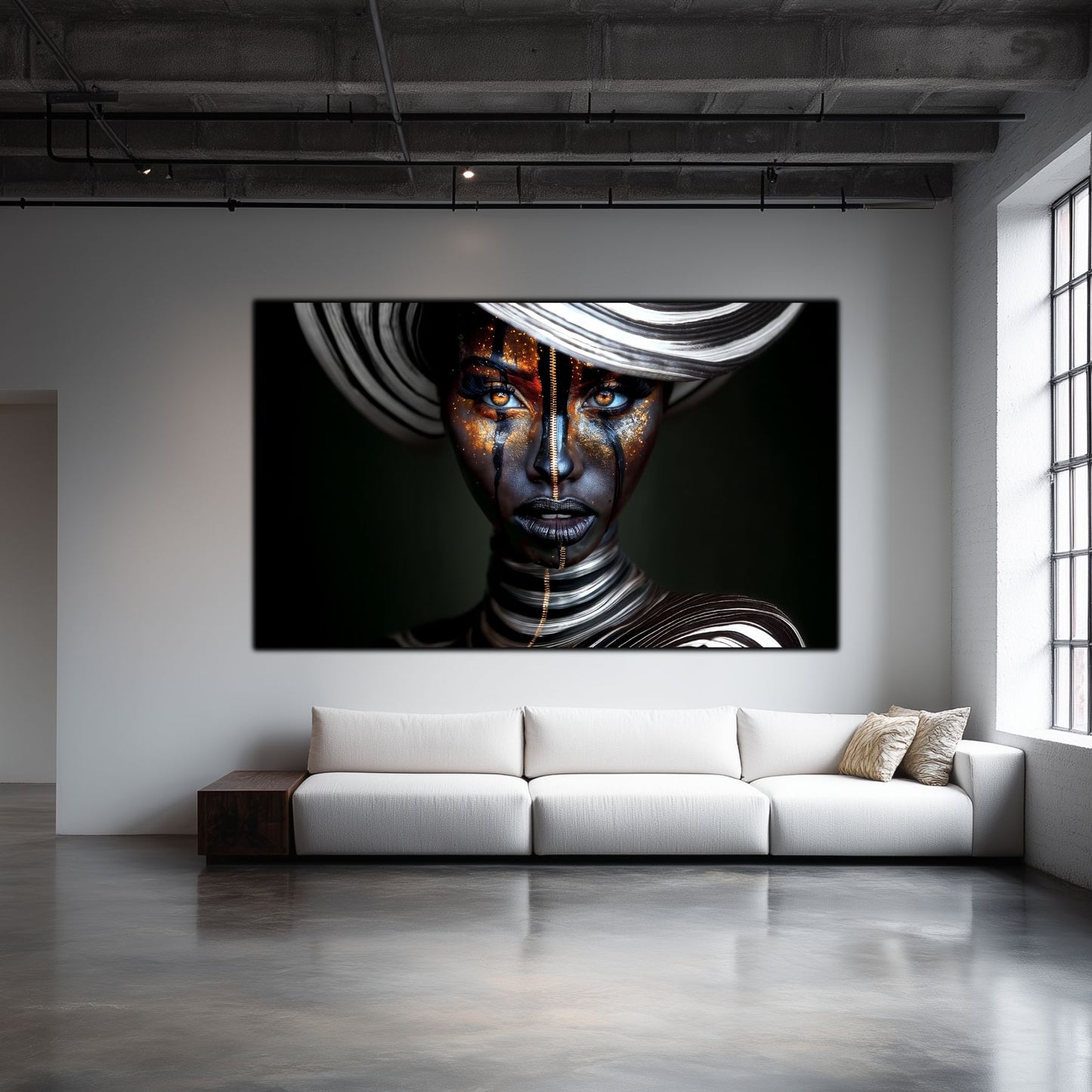 Dark Glow - Tablou elegant pentru living modern - Decor Contemporan Abstract
