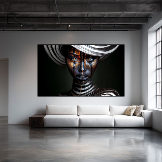 Dark Glow - Tablou elegant pentru living modern - Decor Contemporan Abstract