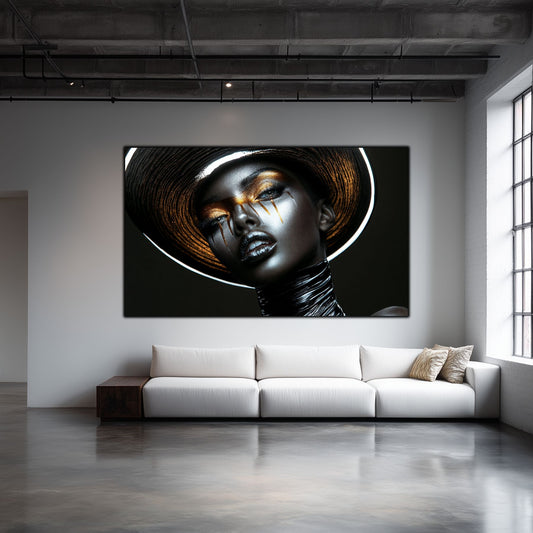 Dark Glow - Tablou elegant pentru living modern - Decor Contemporan Abstract