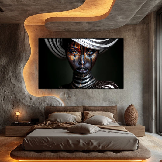 Dark Glow - Tablou elegant pentru living modern - Decor Contemporan Abstract