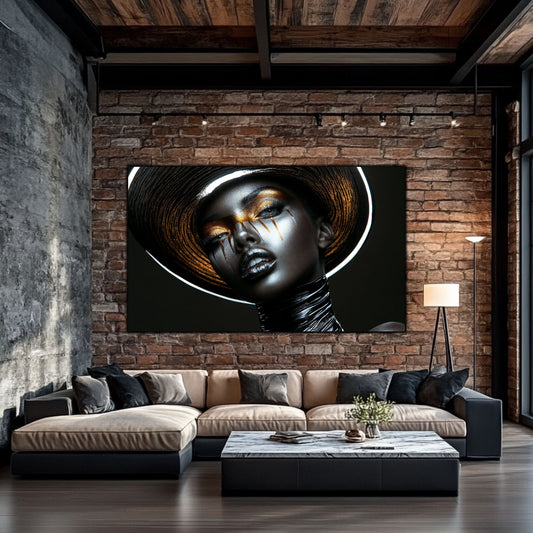 Dark Glow - Tablou elegant pentru living modern - Decor Contemporan Abstract