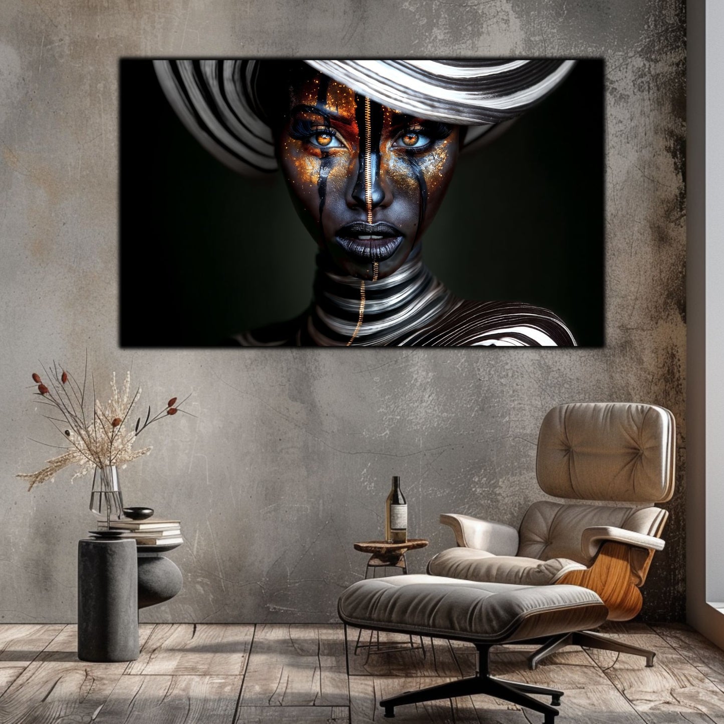 Dark Glow - Tablou elegant pentru living modern - Decor Contemporan Abstract