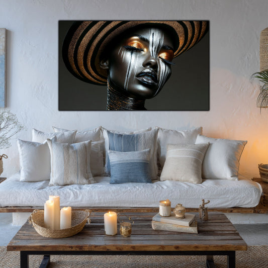 Dark Glow - Tablou elegant pentru living modern - Decor Contemporan Abstract