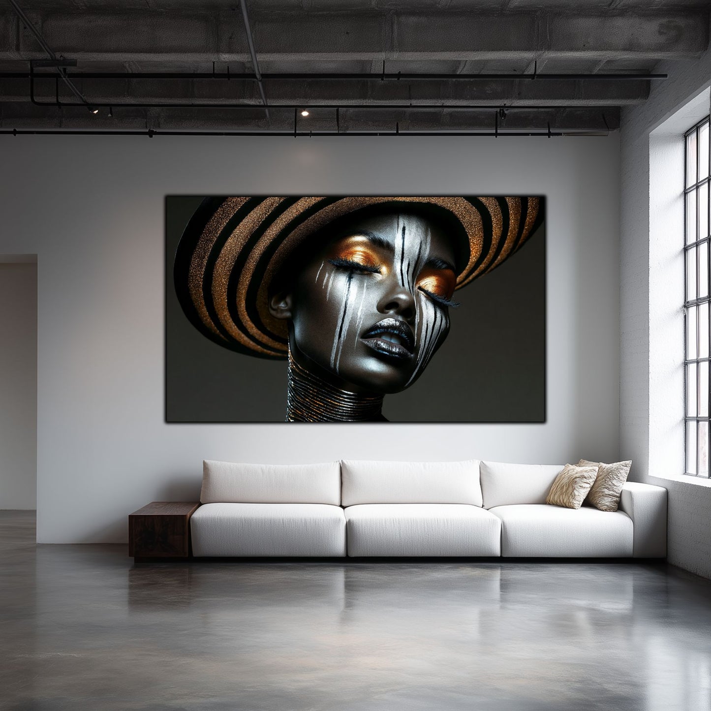 Dark Glow - Tablou elegant pentru living modern - Decor Contemporan Abstract