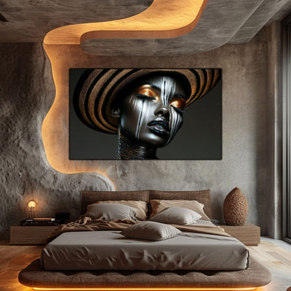 Dark Glow - Tablou elegant pentru living modern - Decor Contemporan Abstract