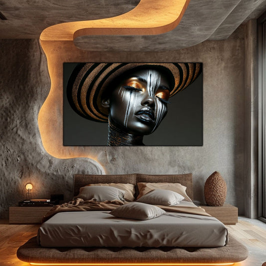 Dark Glow - Tablou elegant pentru living modern - Decor Contemporan Abstract