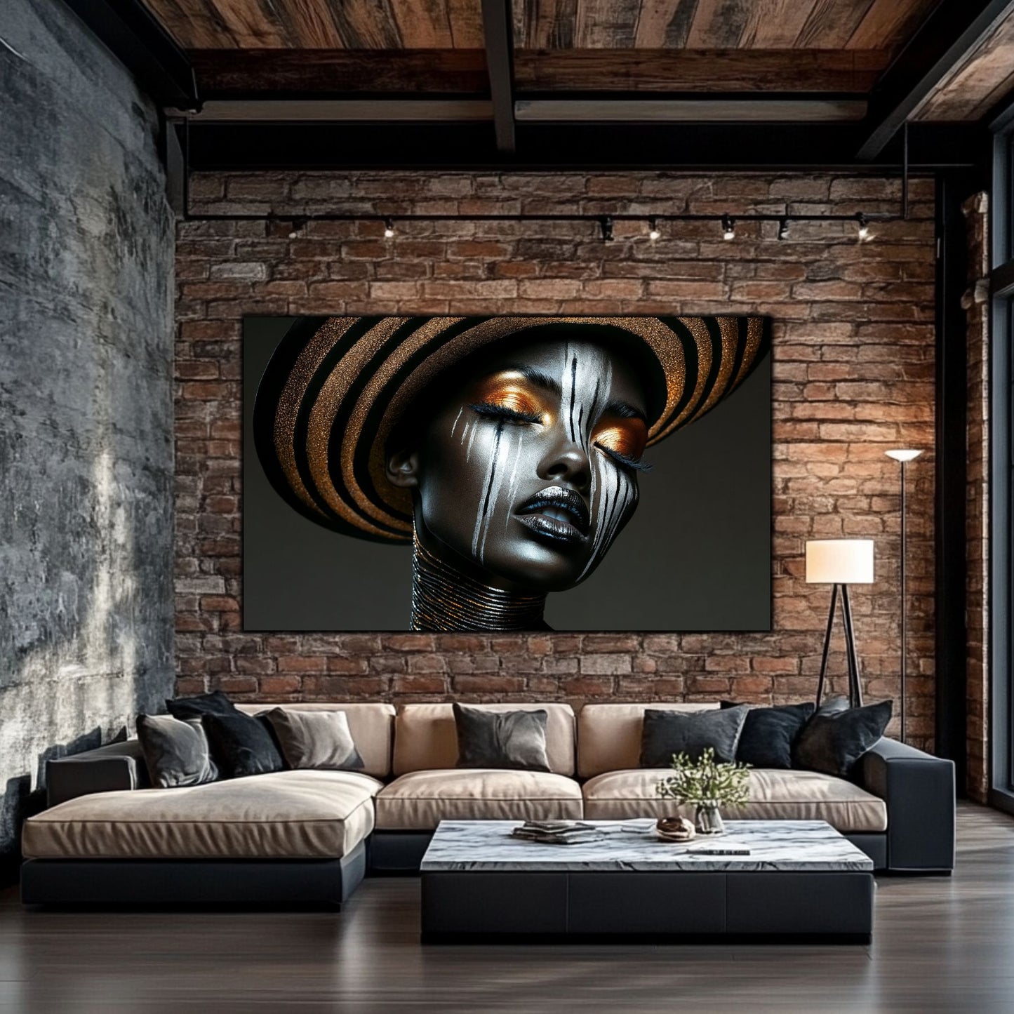 Dark Glow - Tablou elegant pentru living modern - Decor Contemporan Abstract