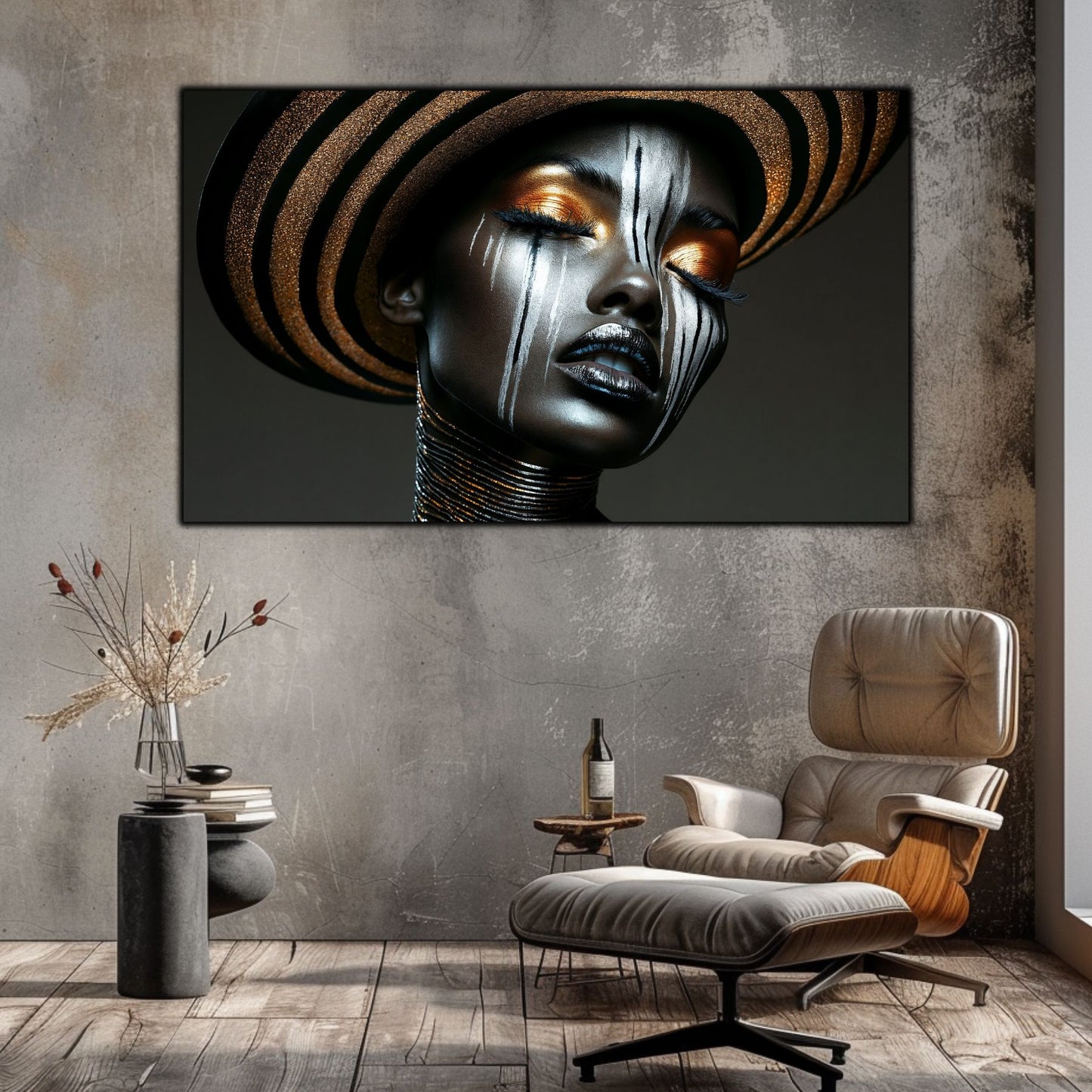 Dark Glow - Tablou elegant pentru living modern - Decor Contemporan Abstract