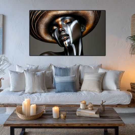 Dark Glow - Tablou elegant pentru living modern - Decor Contemporan Abstract