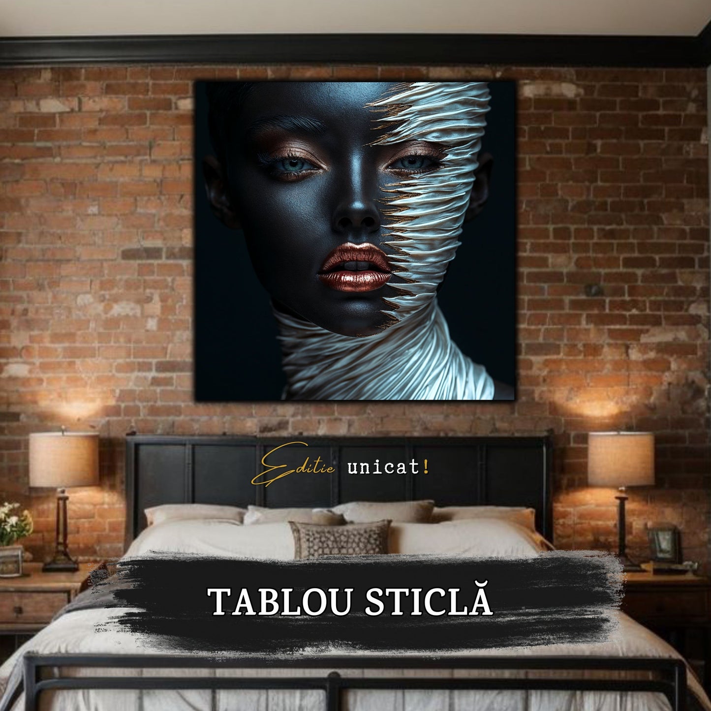 Innerverse - Tablou Sticla  - Unicat - no08