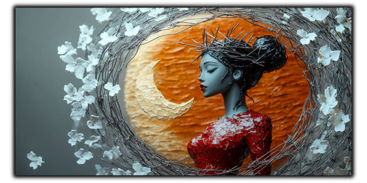 Thorned Beauty - Tablou Sticla Securizata - no15