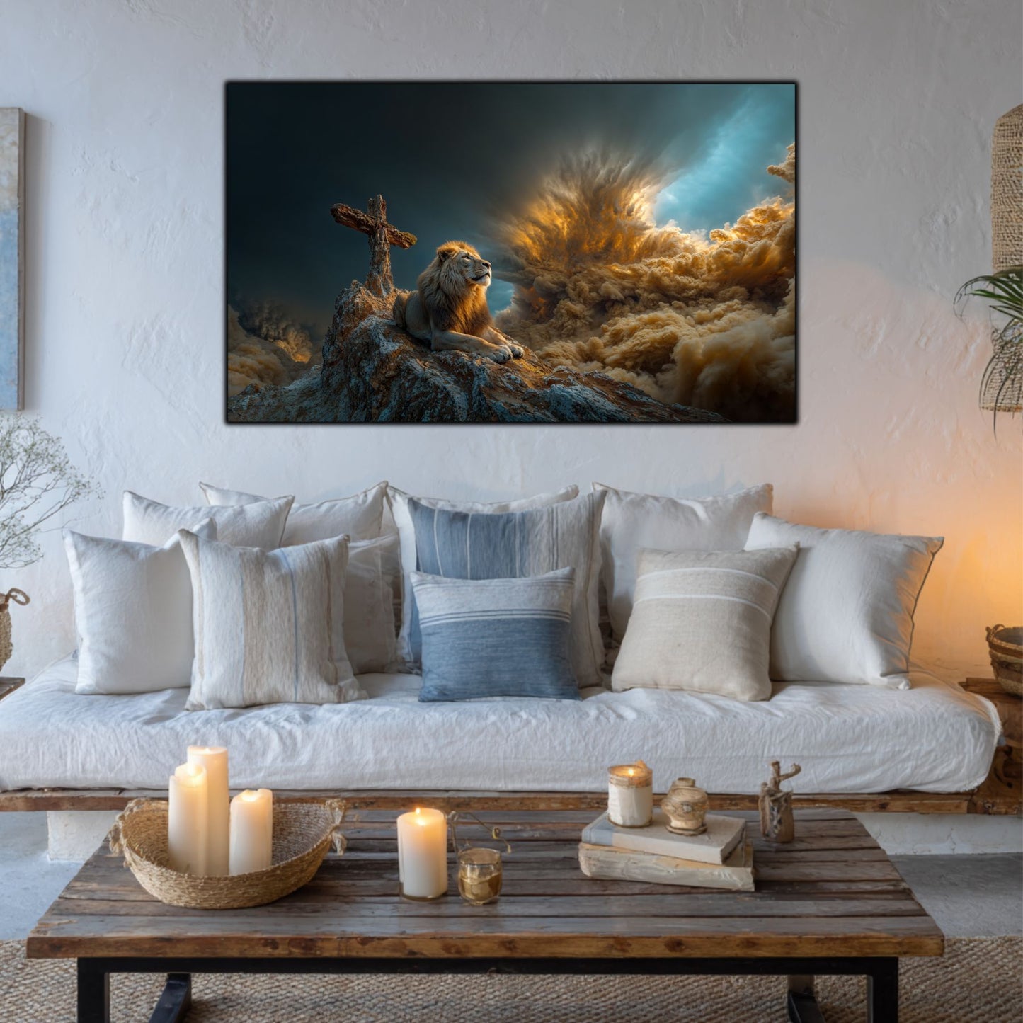 Tablou Decorativ Modern - Print UV pe Sticla - „Sacred Modernities” - No01