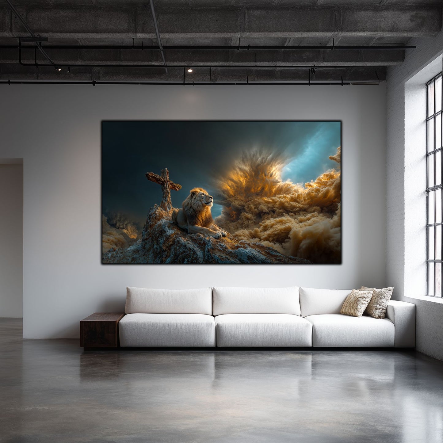Tablou Decorativ Modern - Print UV pe Sticla - „Sacred Modernities” - No01