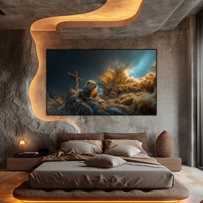 Tablou Decorativ Modern - Print UV pe Sticla - „Sacred Modernities” - No01