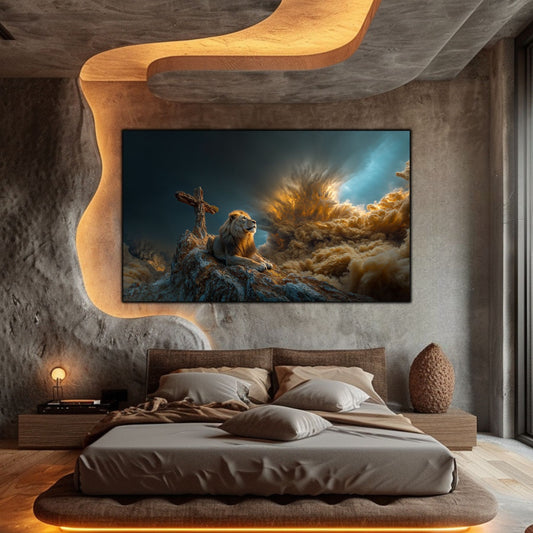 Tablou Decorativ Modern - Print UV pe Sticla - „Sacred Modernities” - No01