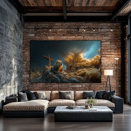 Tablou Decorativ Modern - Print UV pe Sticla - „Sacred Modernities” - No01