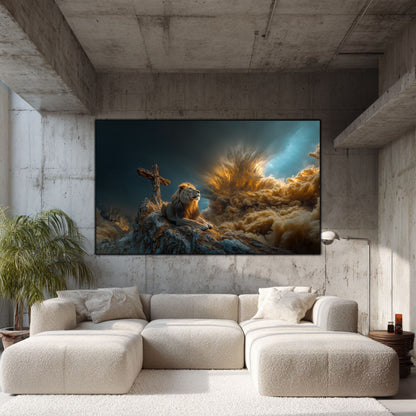 Tablou Decorativ Modern - Print UV pe Sticla - „Sacred Modernities” - No01