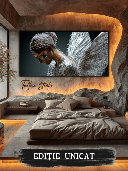 Tablou pe sticlă securizată – unicat - Silent Shatter 06