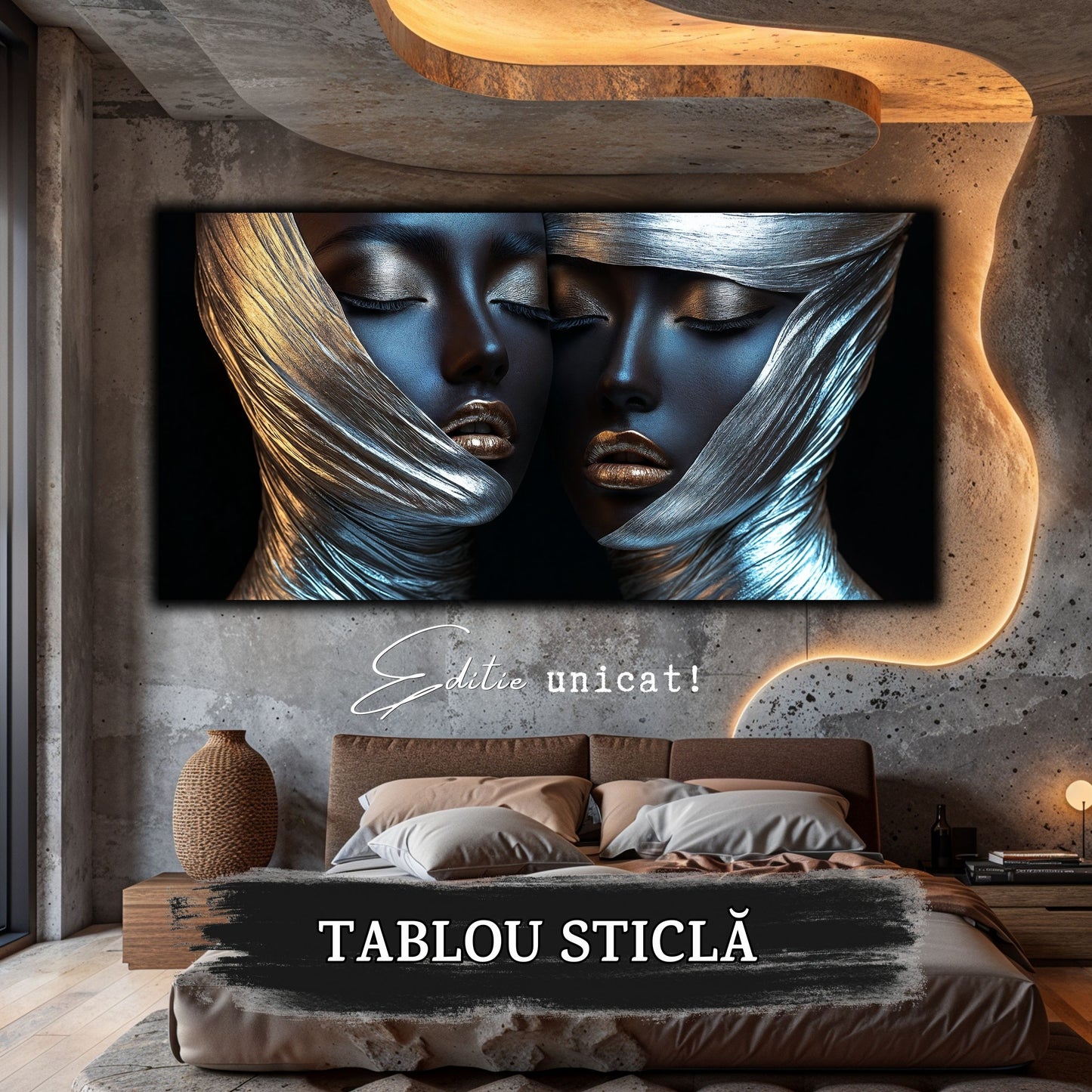 Innerverse - Tablou Sticla  - Unicat - no05