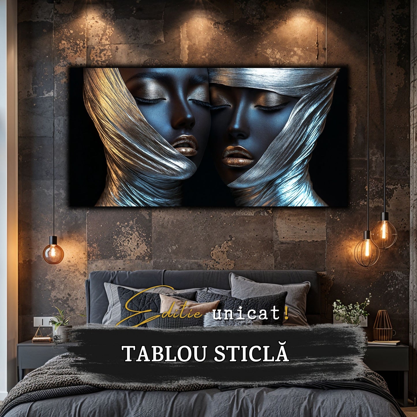 Innerverse - Tablou Sticla  - Unicat - no05