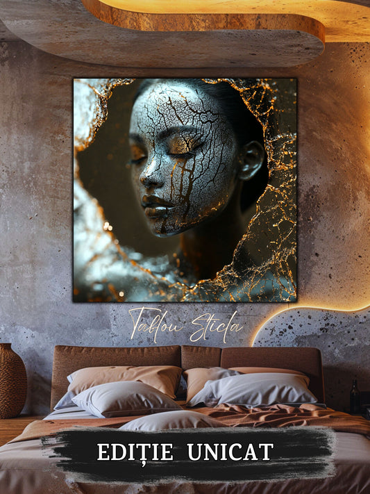 Liquid dream 03 - Tablou Unicat pe Sticla