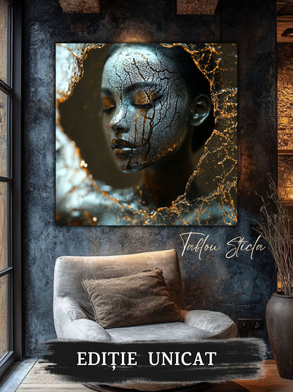 Liquid dream 03 - Tablou Unicat pe Sticla