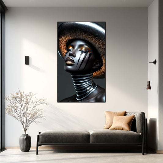 Dark Glow - Tablou Elegant pentru Living Modern - Tablou din Sticla