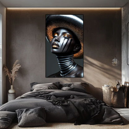 Dark Glow - Tablou Elegant pentru Living Modern - Tablou din Sticla