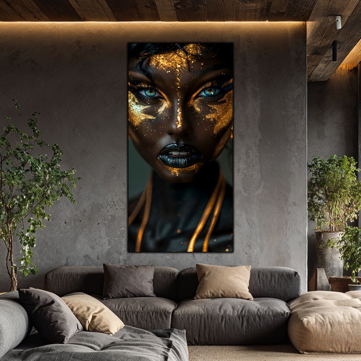 Tablou Sticla Securizata - Dark Zen Reimagined 17