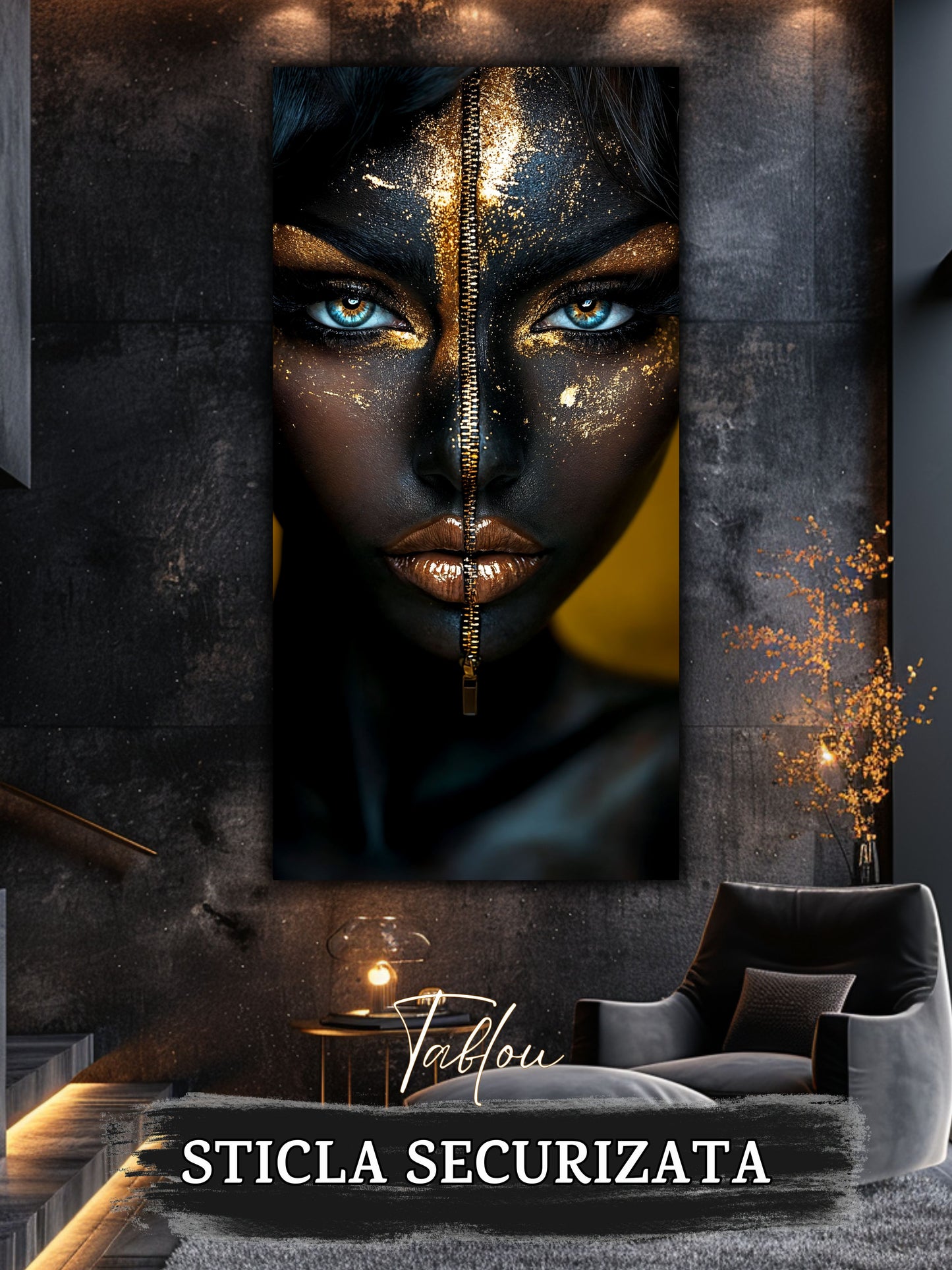 Tablou Sticla - Dark Zen - 23