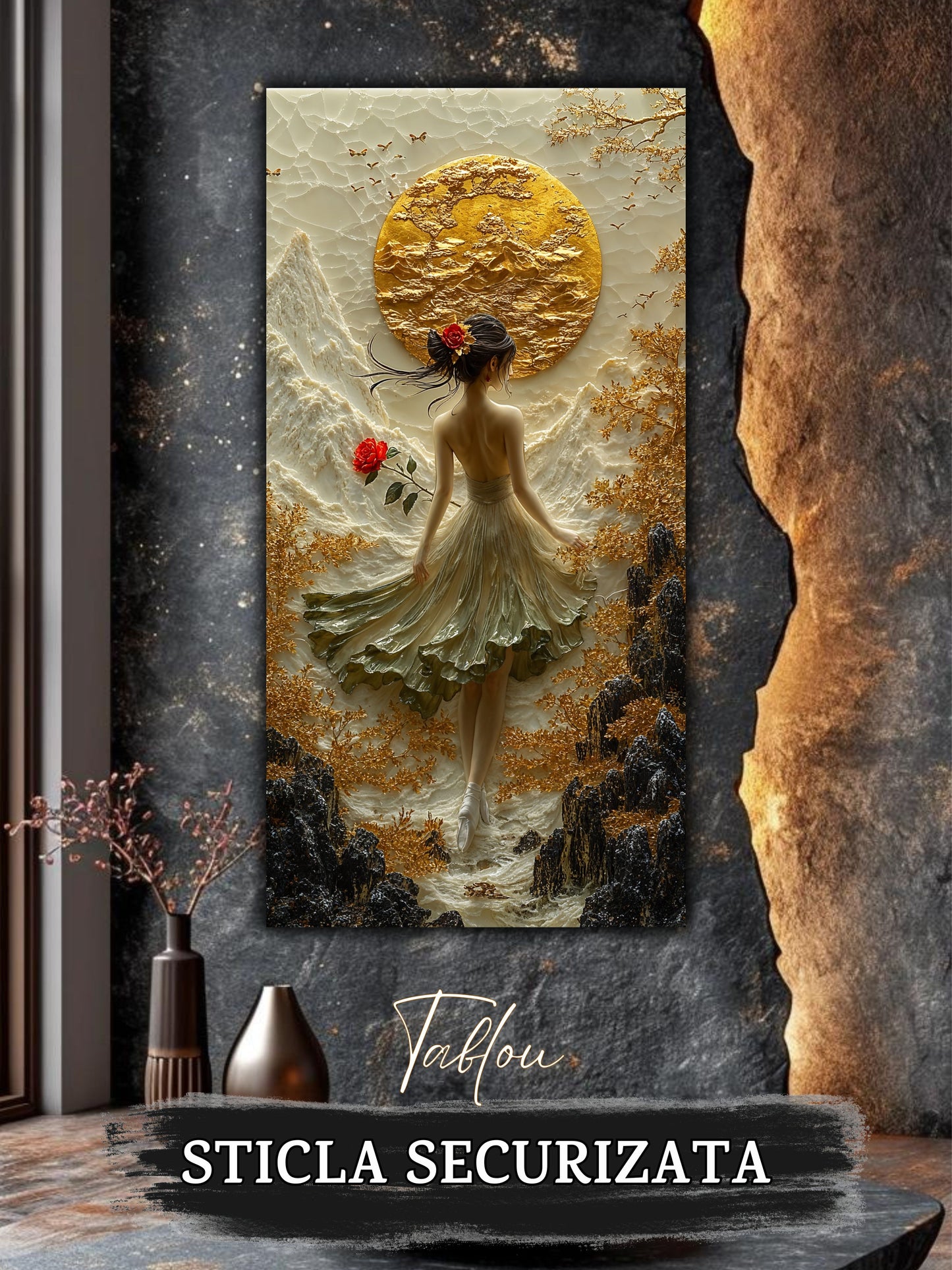 Tablou Sticla Securizata - Fragment of The Soul - 11