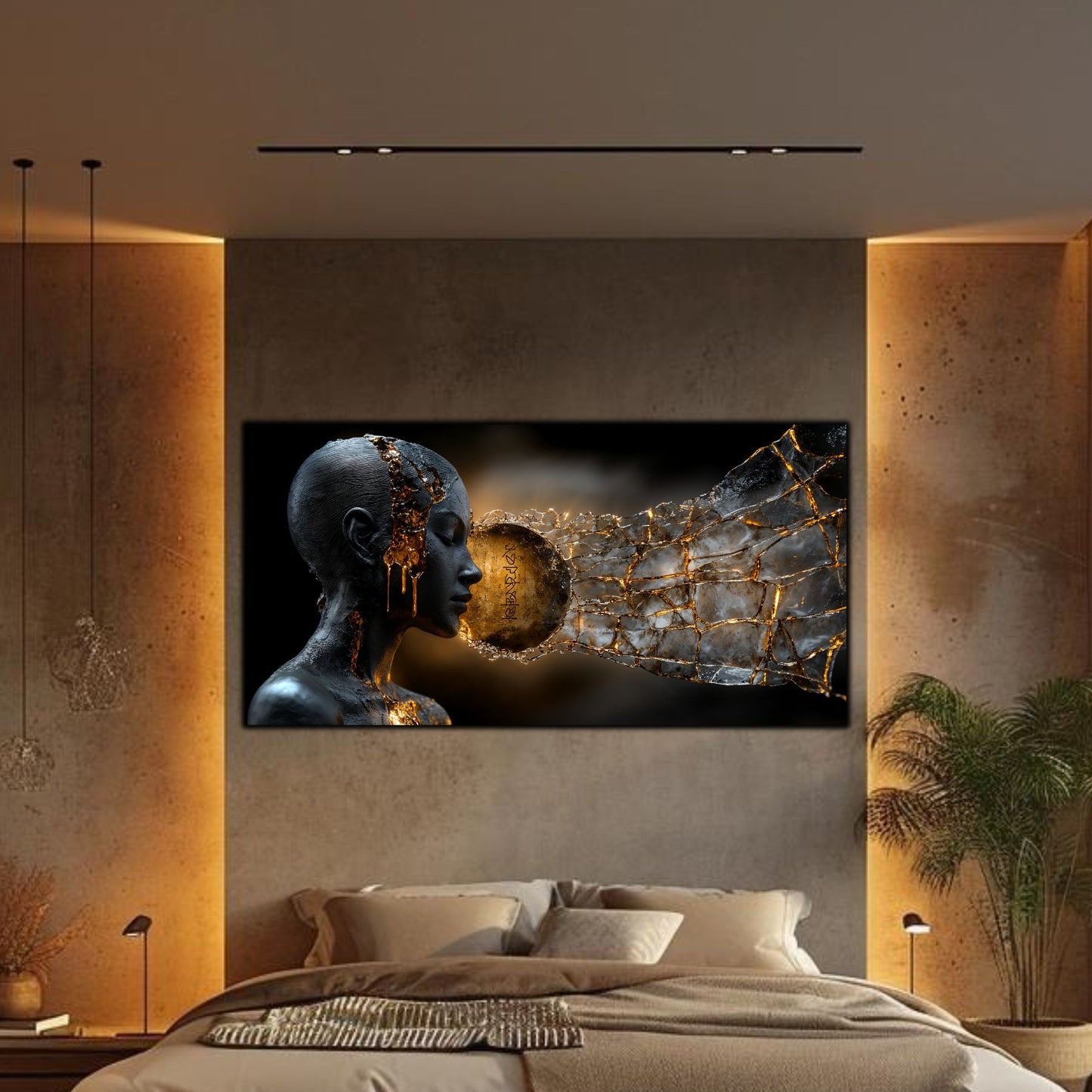 Tablou Sticla Securizata - Broken Mind 07