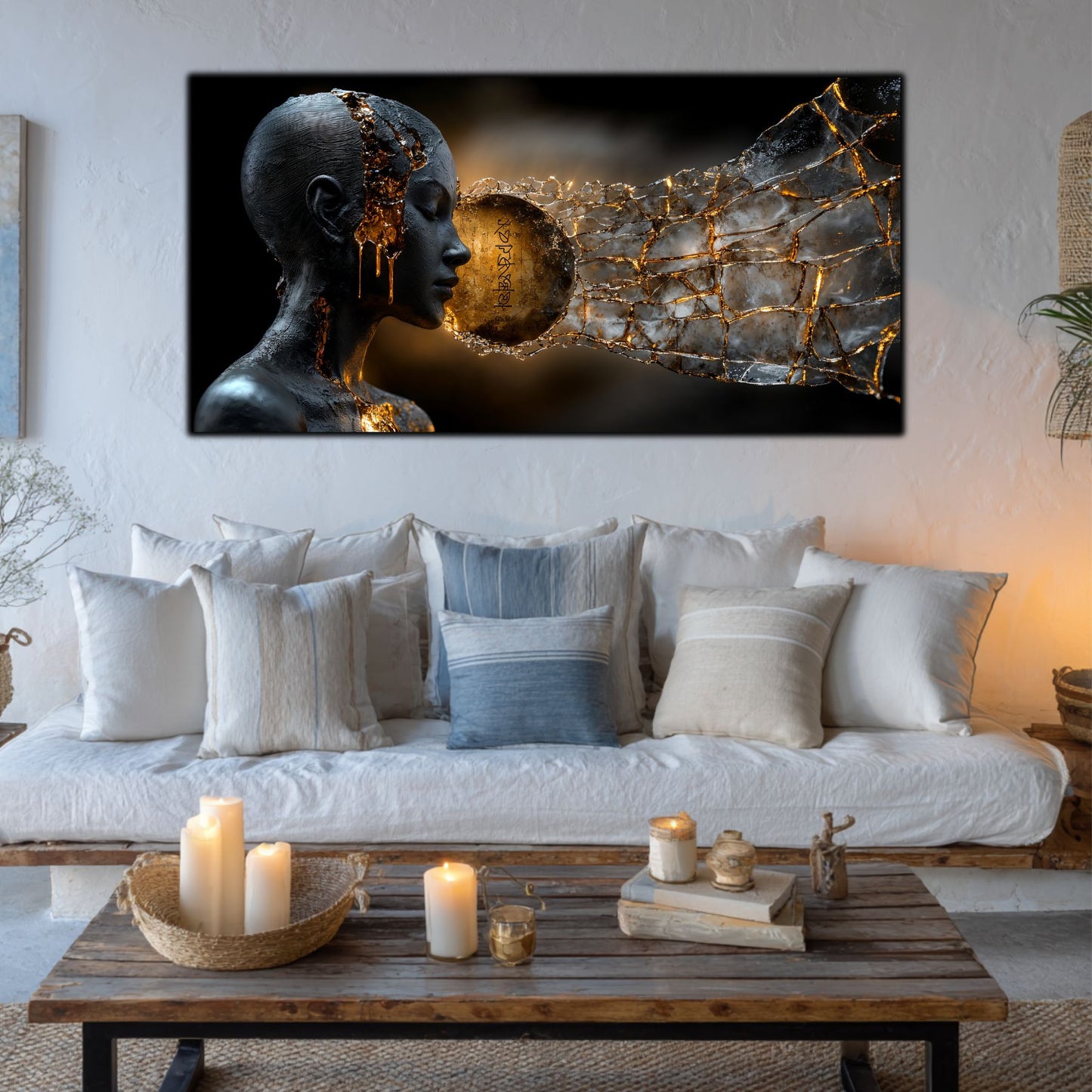 Tablou Sticla Securizata - Broken Mind 07