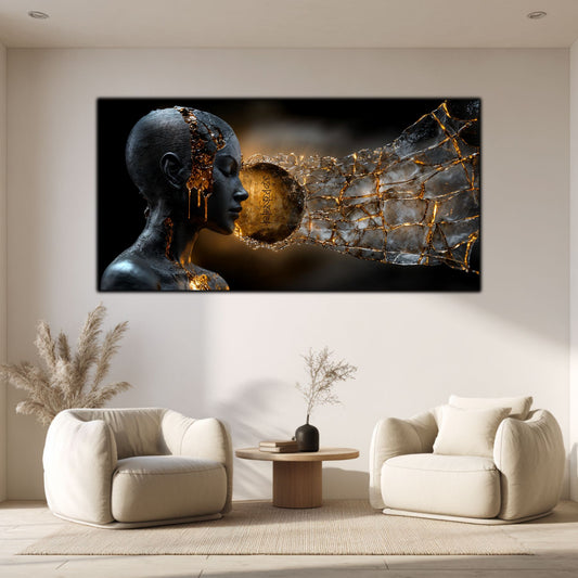 Tablou Sticla Securizata - Broken Mind 07