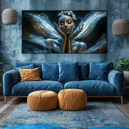 Beyond Meditation - Tablouri moderne pe sticla securizata pentru living contemporan NO08