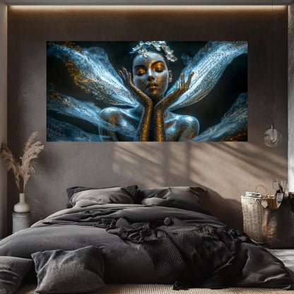 Beyond Meditation - Tablouri moderne pe sticla securizata pentru living contemporan NO08