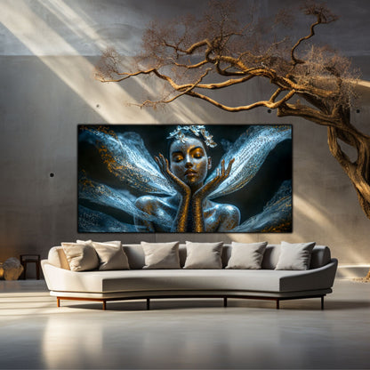 Beyond Meditation - Tablouri moderne pe sticla securizata pentru living contemporan NO08