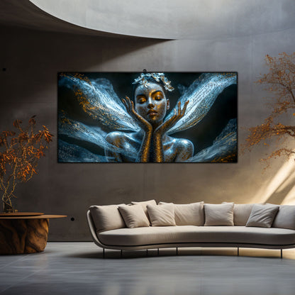 Beyond Meditation - Tablouri moderne pe sticla securizata pentru living contemporan NO08