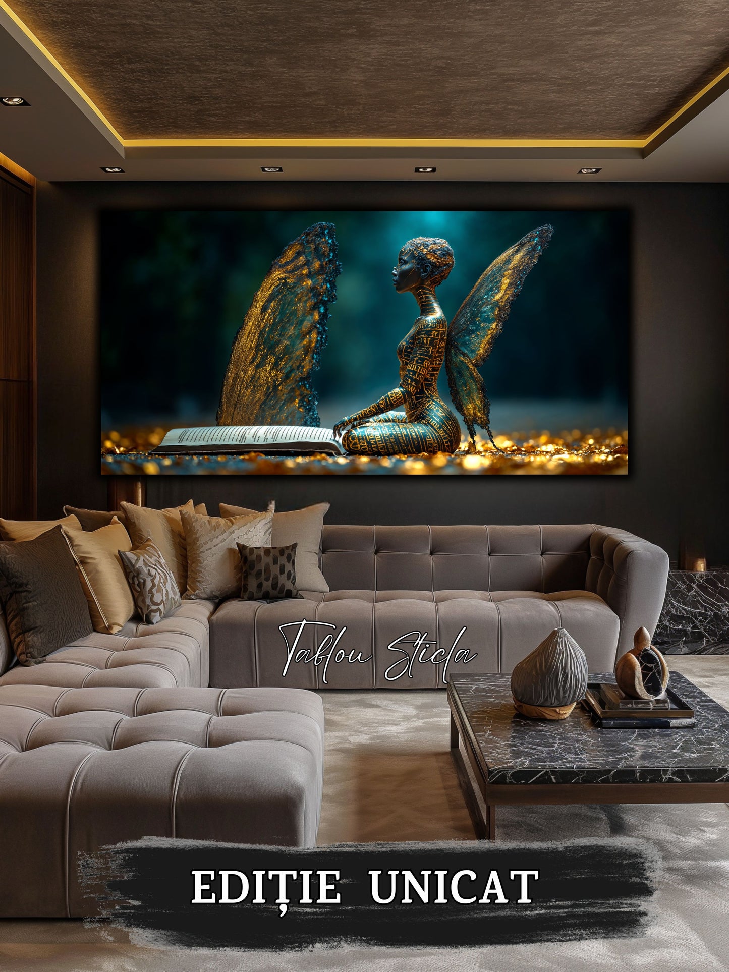 Tablou pe sticlă securizată – unicat - Silent Shatter 02